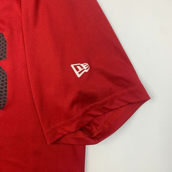 Atlanta Falcons T Shirt Mens L Large Red Combine Authentic NFL Team Apparel Tee - Picture 6 of 12